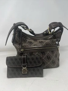 Dooney & Bourke Leather Handbag hobo Shoulder bag Purse - Picture 1 of 15