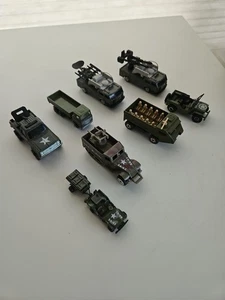 Militär Kleinfahrzeug Konvolut Lot 8 Stück verschiedene Stile und Farben - Bild 1 von 24