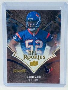 2008 Upper Deck Icons Xavier Adibi RC Bronze #348/750 - Picture 1 of 2