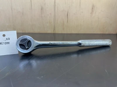 Used Vtg Blackhawk 49945B Ratchet 1/2" Drive w/Knurled Speeder Head Made In USA - Image 1 of 4