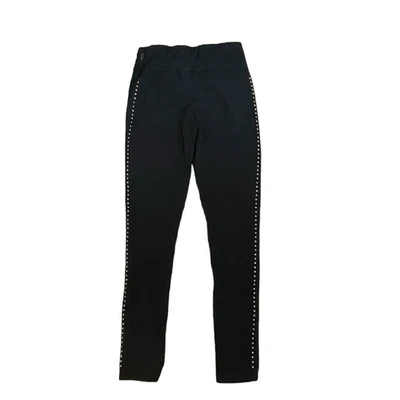 MNY Marc New York Stud Embellished Performance Leggings Black Knit Pull-On XS - Image 1 of 4
