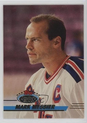1993-94 Topps Stadium Club Mark Messier #35 HOF - Image 1 of 2
