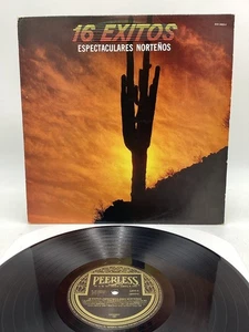 VARIOS : 16 exitos Espectaculares NORTENOS (85’ PEERLESS VINYL LP MEXICO) EX+ - Bild 1 von 7