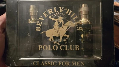 BEVERLY HILLS POLO CLUB Clásico Para Hombres Juego de Regalo 3 piezas - NUEVO SELLADO Lata Foto 1 de 3