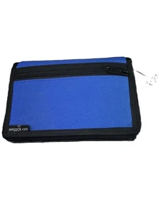 Day Runner Compact Wallet Organizer Zip Pocket & Closure, Blue Pre-owned Unused - Picture 1 of 6
