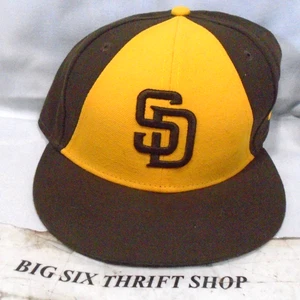San Diego Padres MLB New Era 59FIFTY MLB Baseball Fitted Cap Hat Size 7 5/8 - Picture 1 of 6