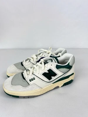 New Balance 550 White/Green Men's US Size 6.5 D Leather Sneakers Shoes BB550CPE - Image 1 of 4