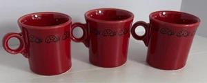 RARE Fiesta Scarlet Ladybug Mug Red Coffee Cup w/O Ring Handle Lady Bug NEW! - Picture 1 of 4