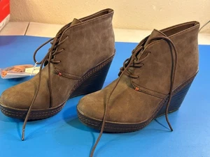 Dr. Scholls Stiefel Damen 7M Bethany Desert Booties Absatz Braun Kunstleder - Bild 1 von 5