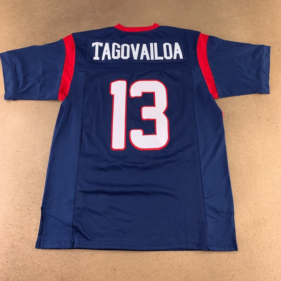 Headgear Classics Tua Tagovailoa #13 High School Jersey Crusaders Talla Mediana Foto 1 de 4