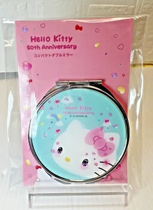 Hello Kitty Compact Double Mirror Hello Kitty 50th Anniversary Sanrio From JP - Picture 1 of 6