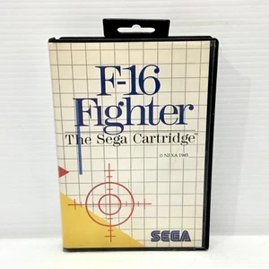 F-16 Fighter + Manual - Sega Master System - Tested & Working - Picture 1 of 5