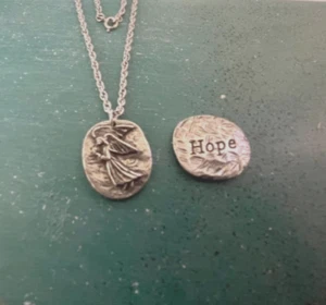1 GUARDIAN HOPE ANGEL Halsketten auf 18"" Edelstahl Seilkette ganz neu. - Bild 1 von 1