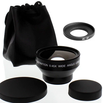 Albinar HD 37mm 25mm Wide Angle Lens + Macro for Sony Handycam DCR-DVD105,DVD201 - Image 1 of 4