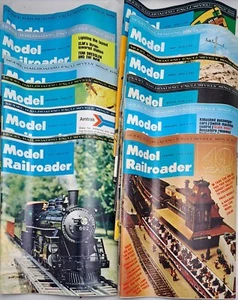 Vintage 1974 Model Railroader Magazine Complete Year 12 Issues Trains - Picture 1 of 5