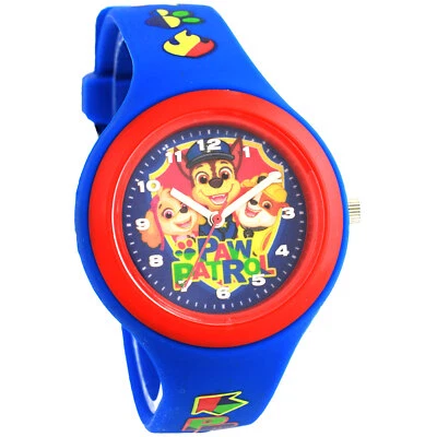 PAW Patrol Kinderarmbanduhr Analog Quartz mit Silikonarmband Chase, Skye & Rubbl - Bild 1 von 2