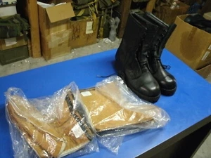 BELLEVILLE BLACK Military Boots ICWR Cold Weather SIZE 9.W WITH 2 SETS OF LINERS - Picture 1 of 24