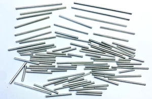 Meccano Erector Set Rod Metal Assortment Different Sizes - (Most are NOT Round) - Picture 1 of 4