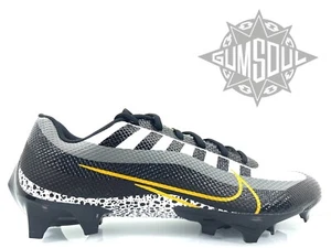 NIKE VAPOR EDGE SPEED 360 SOCCER CLEATS BLACK GOLD WHITE DQ5110 002 sz 12 - Picture 1 of 10