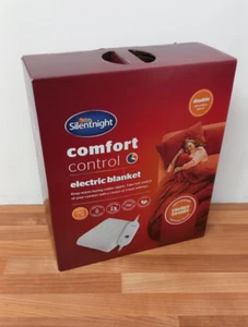 Silentnight Comfort Control Electric Double Bed Blanket - 3 Heat Settings NEW - Picture 1 of 3