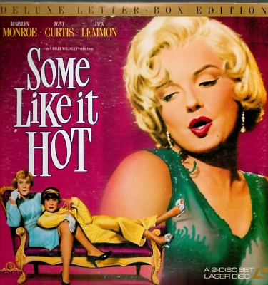 Some Like It Hot - Laserdisc - Marilyn Monroe Deluxe Letterbox Edition - 2-Discs - Image 1 of 2