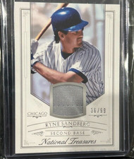 2015 Panini National Treasures Ryne Sandberg Jersey Swatch #/99