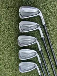PING i210 IRON SET 6-PW (5PCS) BLACK DOT - KBS TGI 70 - READ ALL BELOW!!! - RH! - Picture 1 of 11
