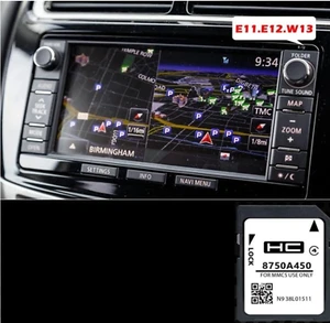 SD Map GPS Navigation - Europe 2023 Compatible with Mitsubishi MMCS E11 E12 W13 - Picture 1 of 3