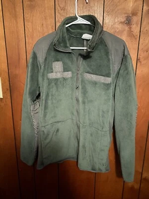US Military Gen III Polartec  Cold Weather Fleece Jacket Green Small-Long - Image 1 of 4