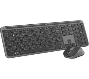 Logitech Signature Slim MK950 for Business Black Wireless Keyboard and Mouse - Picture 1 of 8