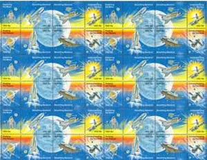 SCOTT #1912-19 SPACE ACHIEVEMENTS 18 CENT M NH FULL SHEET OF 48 - Picture 1 of 1