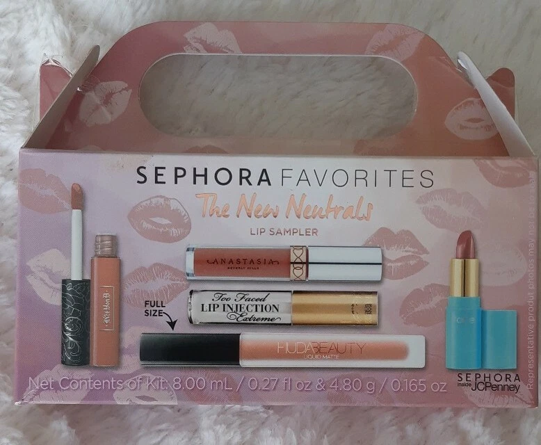 SEPHORA FAVORITES ~ THE NEW NEUTRALS ~ LIP SAMPLER SET OF 5 NEW IN BOX~VALUE $69 - Image 1 of 3