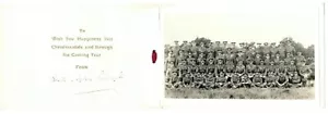 MILITARY - MANCHESTER UNIVERSITY, OFFICERS TRAINING CORPS Photo Christmas Card - Picture 1 of 1