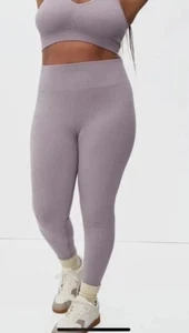 Everlane The Seamless Legging Organic Cotton Dusty Lavender Gr. XL/XXL Neu mit Etikett - Bild 1 von 5