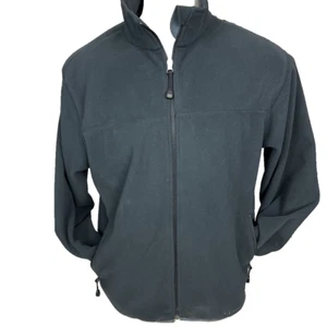 L.L. BEAN Polartec Hombres Wicked Suave Sudadera Jersey Chaqueta Negro Cremallera Completa - Imagen 1 de 12