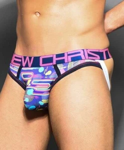 Andrew Cristian Funky Retro Brief Jock Combo Back to 80s 91870 43 - Picture 1 of 6