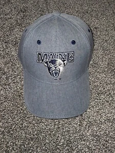NCAA Captivating Maine Black Bears Curved Bill Adjustable Adults Sports Hat Cap - Picture 1 of 2