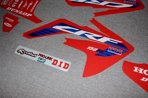 HONDA CRF150R-RB 2007-24 MX GRAPHICS KIT STICKER KIT STICKERS DECALS BUBBLE FLO - Picture 1 of 5