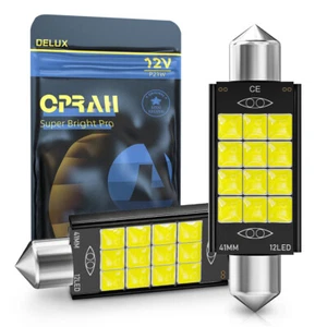 10X 31mm Bombilla LED 3030 9SMD Canbus Blanco C5W Festón Interior Coche Cúpula Mapa Luz - Imagen 1 de 13