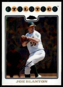 2008 Topps Chrome Joe Blanton Baseball Cards #115