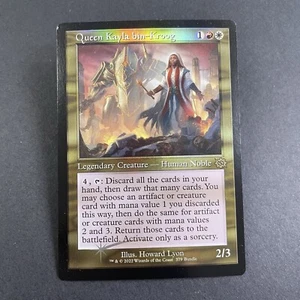 Queen Kayla bin-Kroog 379 Foil Retro Frame Lightly Played BRO Unique Promo - Picture 1 of 2