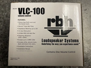 RBH VLC-100 High Power Volume Control - NIB - Picture 1 of 3