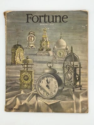FORTUNE JANUARY 1948 RALSTON PURINA UNILEVER AFRICA WEBB'S CITY-Vintage Ephemera - Image 1 of 4
