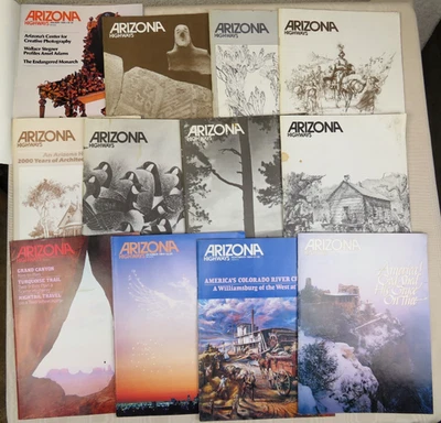 All 12 Issues of 1984 Arizona Highway Magazines Lot Complete Year Tonto Yuma - Image 1 of 4