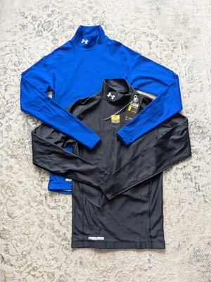 NWT Under Armour Cold Gear Mock Compression Men's Medium Lot Of 2 - Image 1 of 4