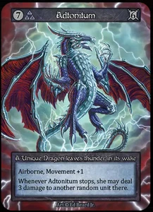Adtonitum Sorcery Contested Realm SCR Unique Non-Foil MINT Dragonlord - Picture 1 of 1