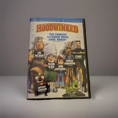 Hoodwinked (DVD WS 2005) Family Mystery Comedy Glenn Close Xzibit Anne Hathaway - Image 1 of 4