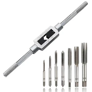 Metric Tap Set, 7 PCS Hand Screw Thread Plug Tap Metric and Standard Tap Set ... - Picture 1 of 7