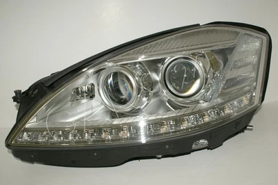 Faro delantero izquierdo derecho Mercedes Clase S W221 2009-2012 OEM Bixenon LED DRL AFS ILS IL Foto 1 de 4