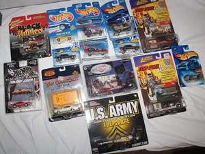 HOT WHEELS Johnny Lightning Lot 14 x Sealed Cars Flames Drag Hall Legends - Picture 1 of 22